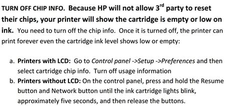 how to turn off a chip